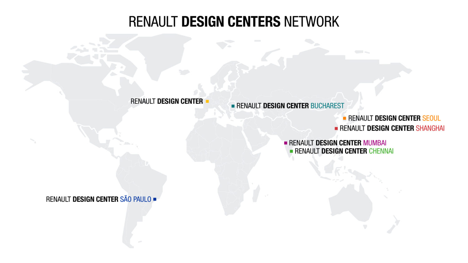 2019 - Renault Design Centers Network